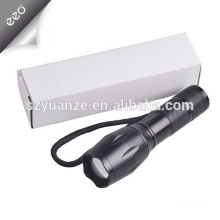 XML-T6 LED Flashlight Torch light Lamp, Rechargeable 18650 or AAA battery light flashlight